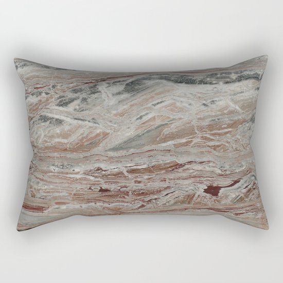 Arabescato-Orobico Fine Marble Rectangular Pillow