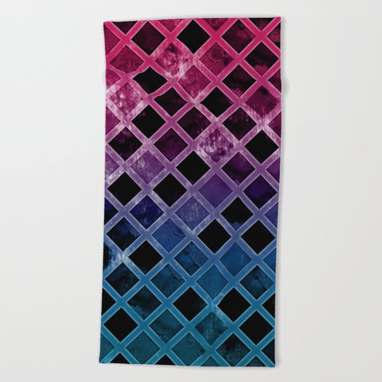 Abstract Geometric Background #16 Beach Towel