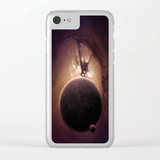 Strangers Planet Clear iPhone Case