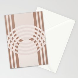 Arches Composition in Minimalist Bohemian Tan Stationery Card