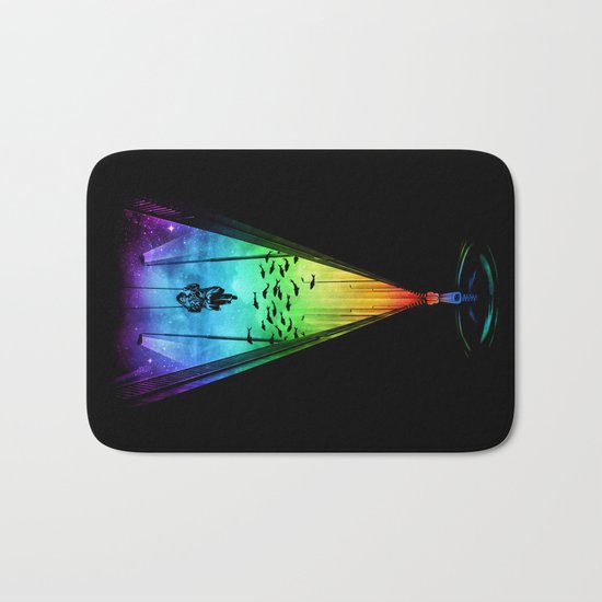 Swinging Away Bath Mat