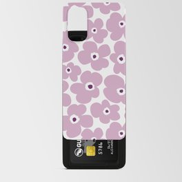 Retro Lilac Pansies Android Card Case