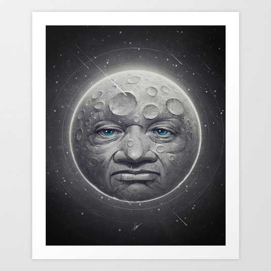 The Moon Art Print