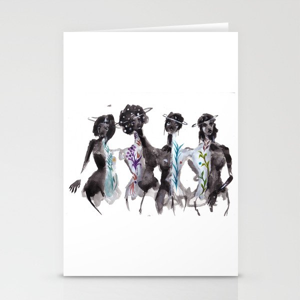 Saturn Sisters Stationery Cards