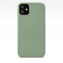 Solid Color SAGE GREEN  iPhone Case