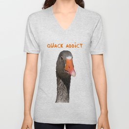 Quack Addict Unisex V-Neck