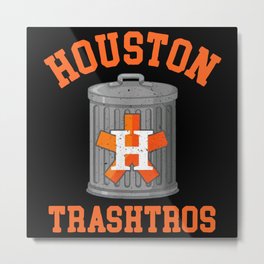 houston Metal Print | Trashtros, Texas, Bigger City, Houston, City, State, Graphicdesign, Symbols, Funny 