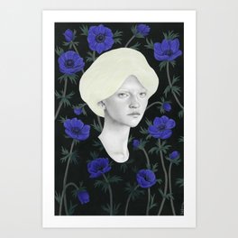 Anémona Art Print