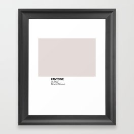 Pantone: Almost Mauve Framed Art Print