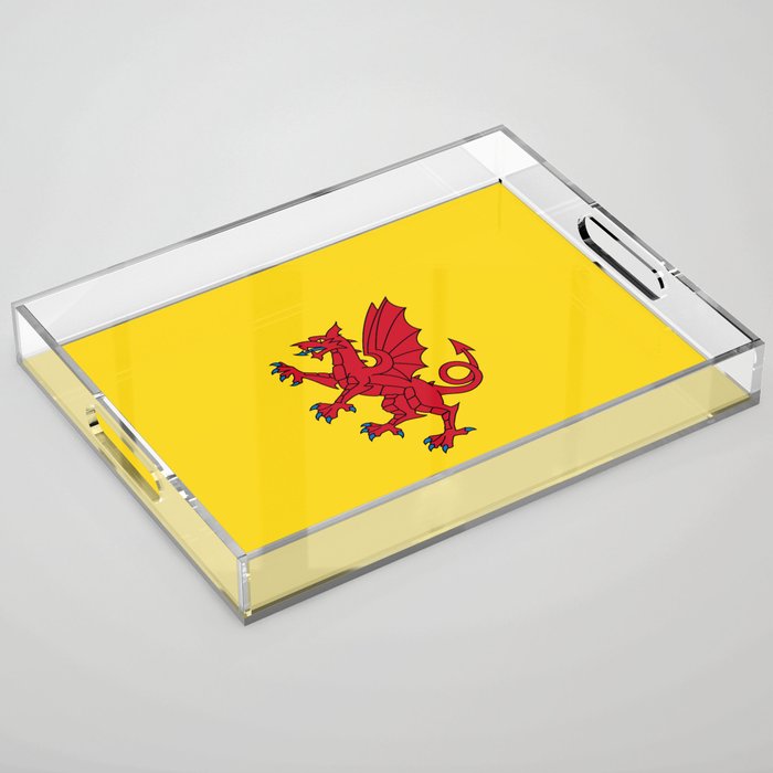 Flag of Somerset Acrylic Tray