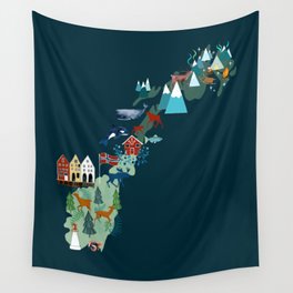 Norway Wall Tapestry