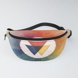 Prismatic: Color Wheel by Moses Harris, 1766 Fanny Pack