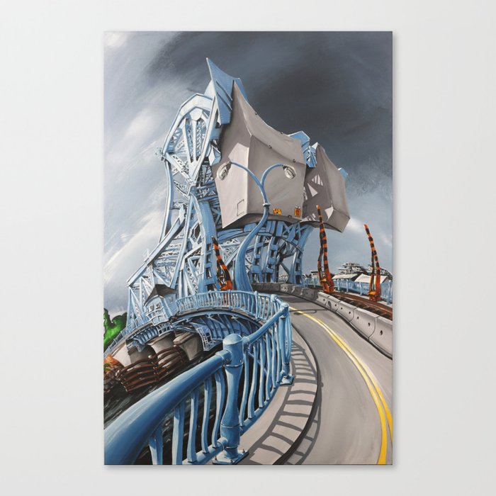 Johnson Street Bridge Canvas Print
