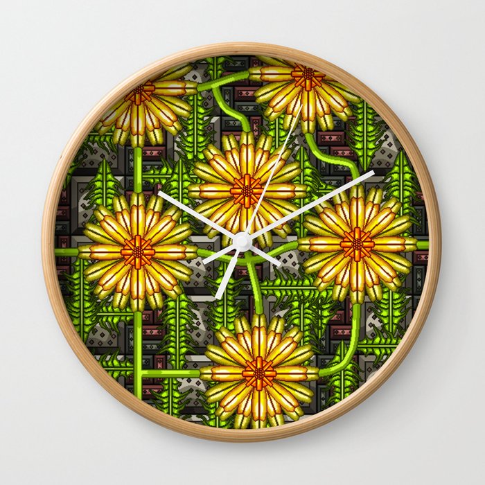 Dandelion Garden Wall Clock