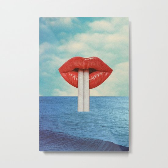 Bébete el mar Metal Print