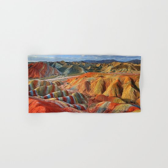 colours mountains Hand & Bath Towel