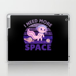 Axolotl I Need More Space Astronaut Laptop Skin