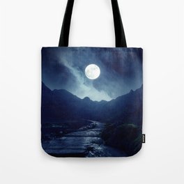 Walk to the Moon Tote Bag