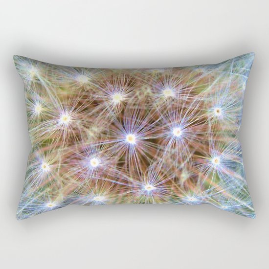 Luminous Colorful Blowball Rectangular Pillow