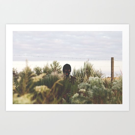 ski fields Art Print