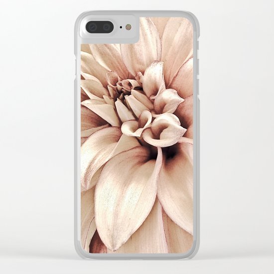 Golden Pink Dahlia, Forever Thine Clear iPhone Case