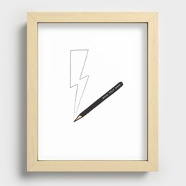 Make Your Mark Thunderbolt Recessed Framed Print