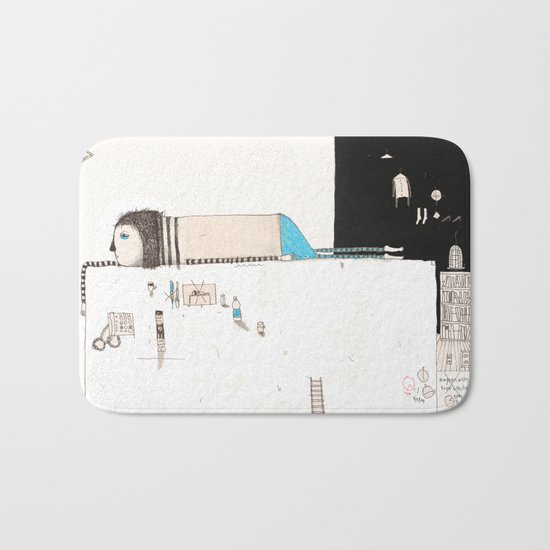 Forgive yourself and move on from your mistakes. Bath Mat