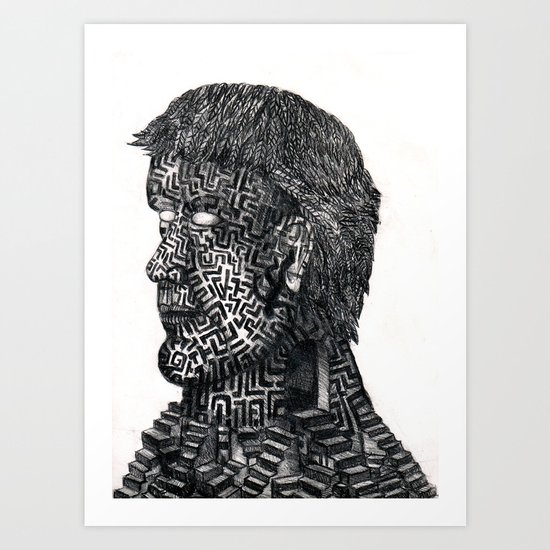 Maze ID Art Print