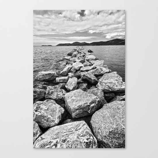 On the Rocks Canvas Print