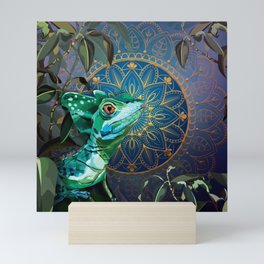 Basilisk Lizard Mini Art Print