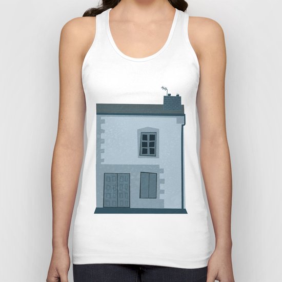 La maison et l'oiseau Unisex Tank Top