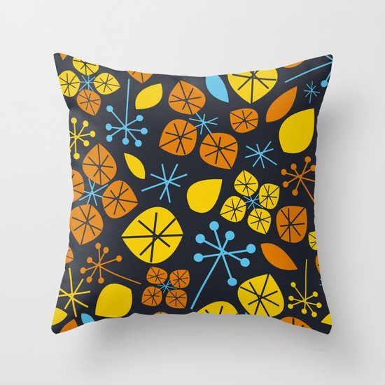 Leaf Scatters Throw Pillow