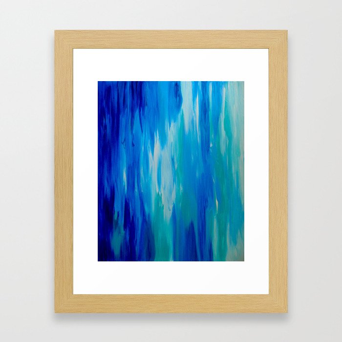 Ocean Longing Framed Art Print