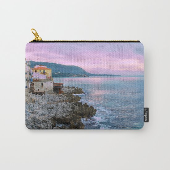 Cefalu Italy Coast Sunset Carry-All Pouch