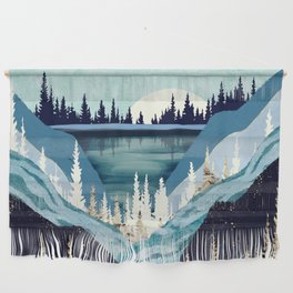 Blue Forest Lake Wall Hanging