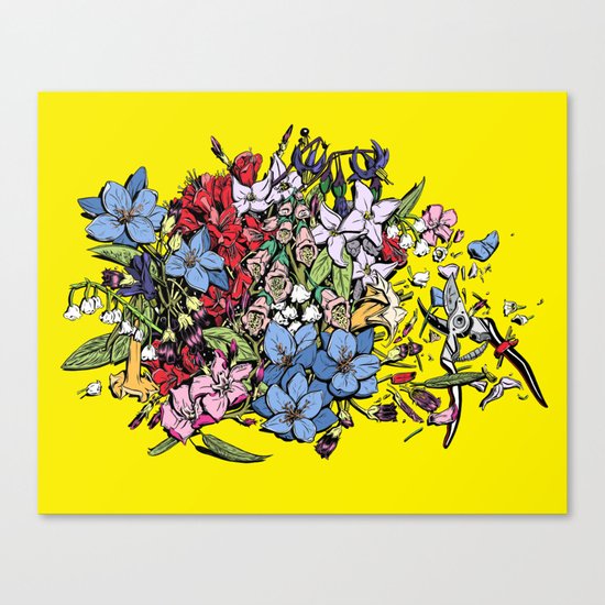 Flowers in Color Canvas Print
