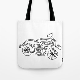 Motorbike Tote Bag