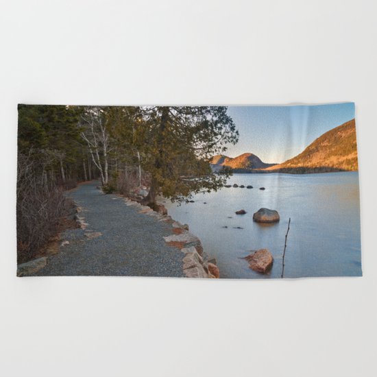 Jordan Pond Trail Beach Towel