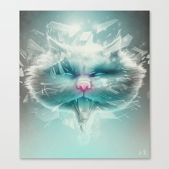 Baron Philip Von Glass Canvas Print
