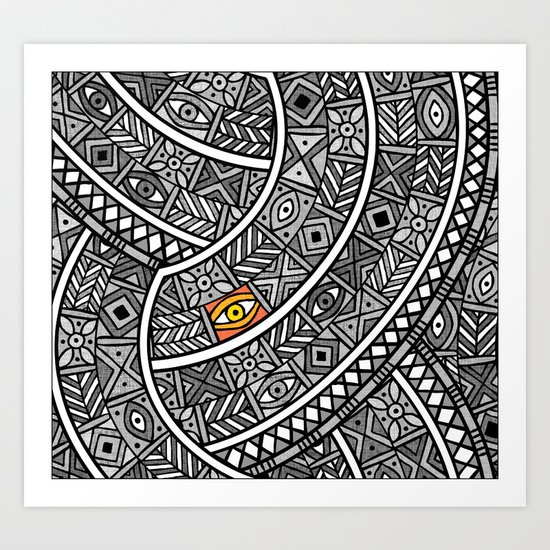 Oba Goldeneye Art Print