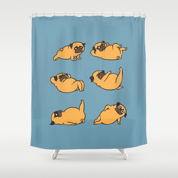 Total Pug Abs Workout Wall Hanging by Huebucket | Society6