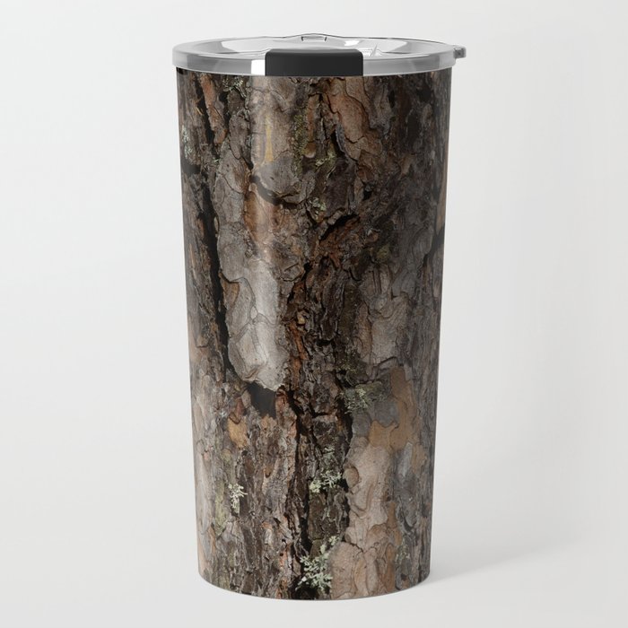 Pine bark close-up Travel Mug