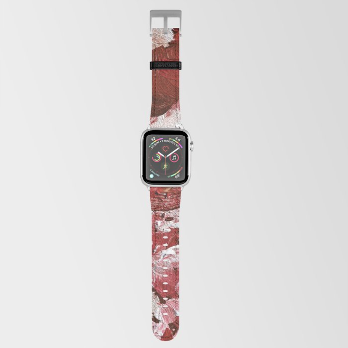 Welcome Home in Ruby Red Apple Watch Band