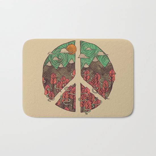 Peaceful Landscape Bath Mat