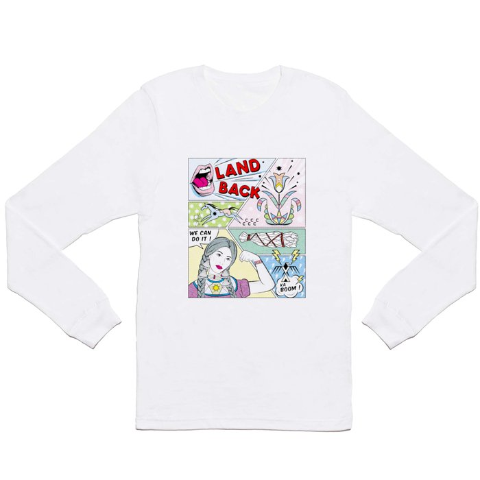 Dakota Pop Art - LandBack Long Sleeve T Shirt