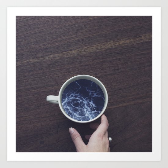 Wait & Sea Art Print