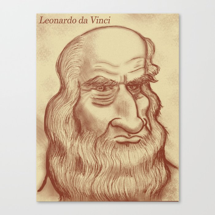 Leonardo da Vinci Canvas Print