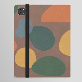 Pebbles Terrazzo - Earthy Tones iPad Folio Case