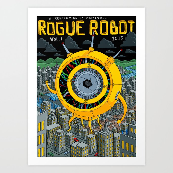 Rogue Robot Art Print