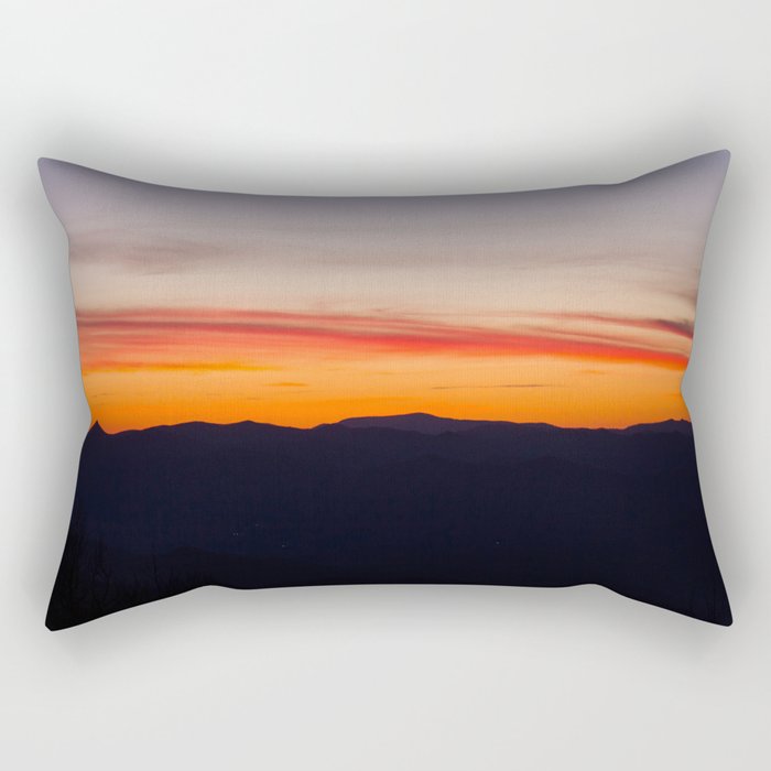 Sunset on the AT Rectangular Pillow